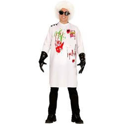 Monster & Griezel Kostuum | Maffe Wetenschapper Dr Wacko Kostuum | Maat 128 | Halloween | Verkleedkleding